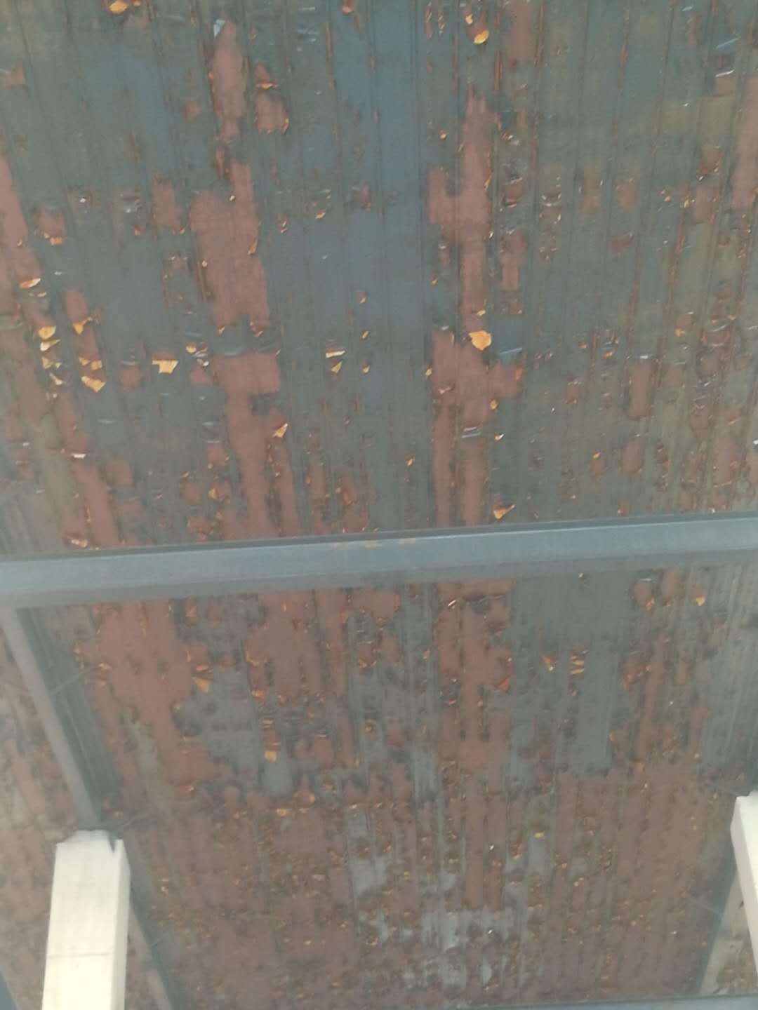 化工厂彩钢板墙面腐蚀严重 化工厂彩钢板墙面腐蚀严重