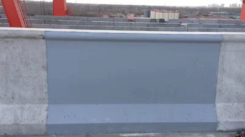 公路防撞墙水泥表面防水防腐涂料试验对比 公路防撞墙水泥表面防水防腐涂料试验对比
